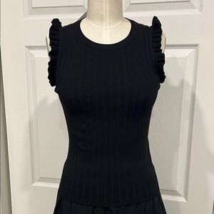 Ann Taylor Factory Black Sleeveless Top